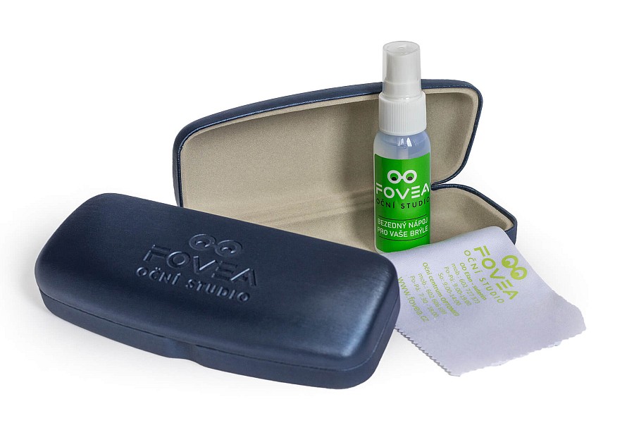 Set pro péči o brýle - modrý