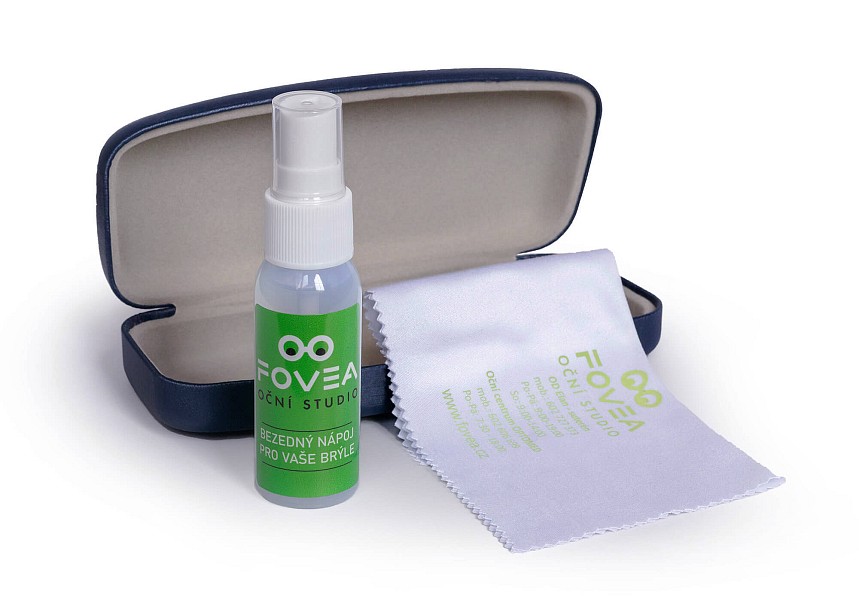 Set pro péči o brýle - modrý
