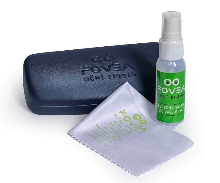Set pro péči o brýle - modrý