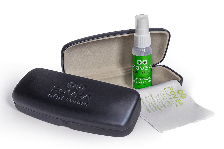 Set pro péči o brýle - černý