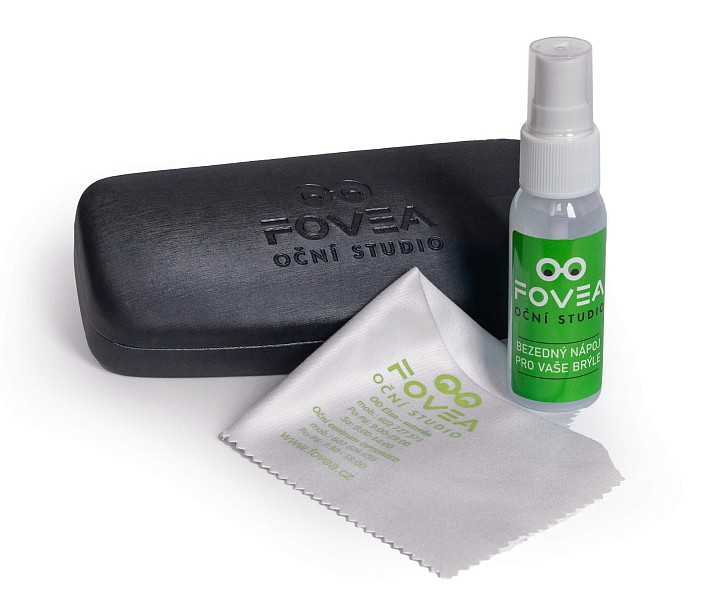 Set pro péči o brýle - černý